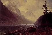 Albert Bierstadt Lake Louise France oil painting reproduction